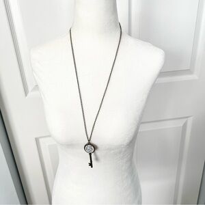 🍭6/$30 The secret garden key vintage inspired quote necklace